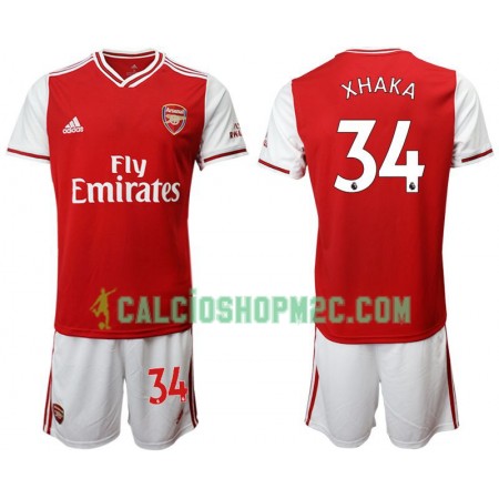 Arsenal Granit Xhaka 34 Bambino Maglia Prima 2019/2020 Manica Corta (+ Pantaloncini) 